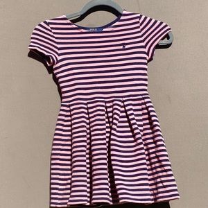 Girls Polo Ralph Lauren Striped Dress